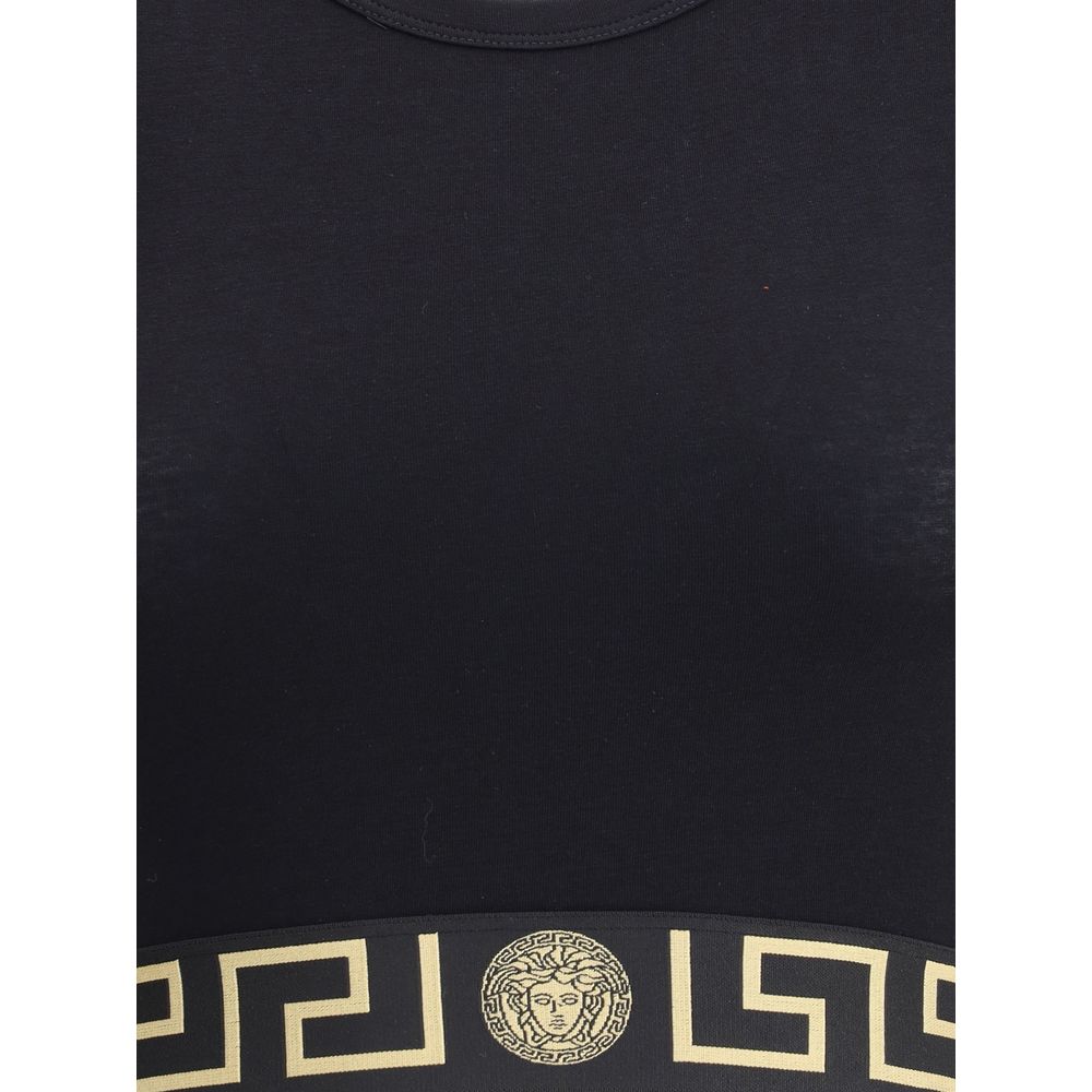 Top Versace Greca com borda