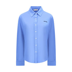 Camisa polo de manga comprida Miu Miu