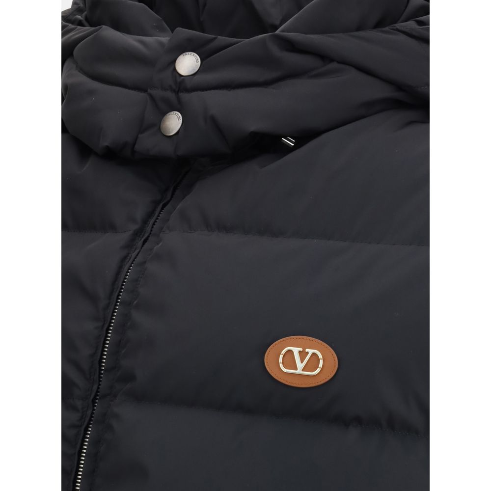 Colete de penas exclusivo Valentino Vlogo