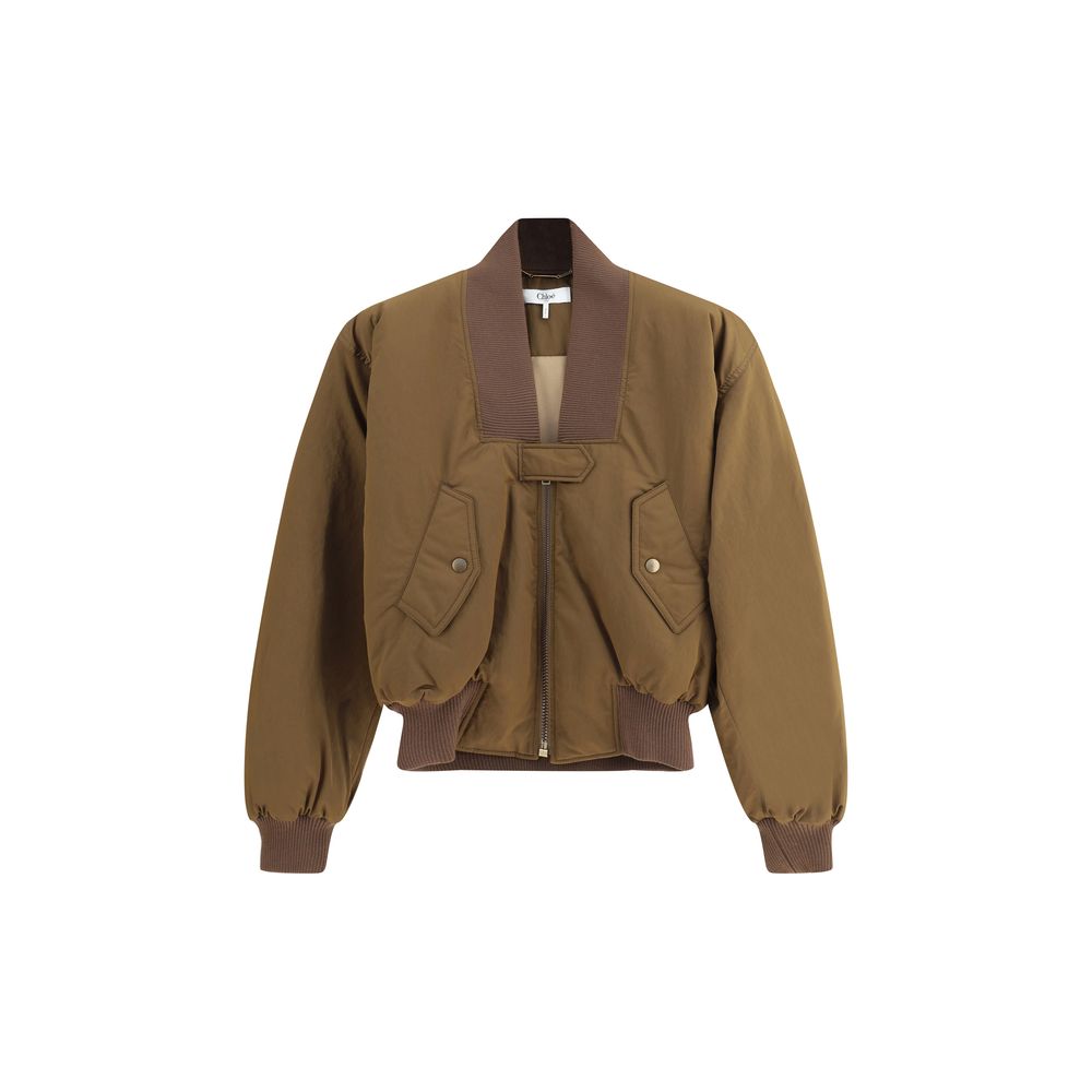 Jaqueta bomber de nylon Chloé