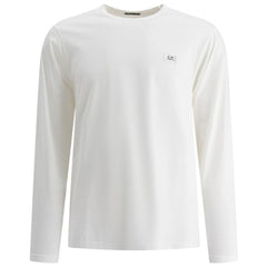 Camiseta branca de algodão da CP Company