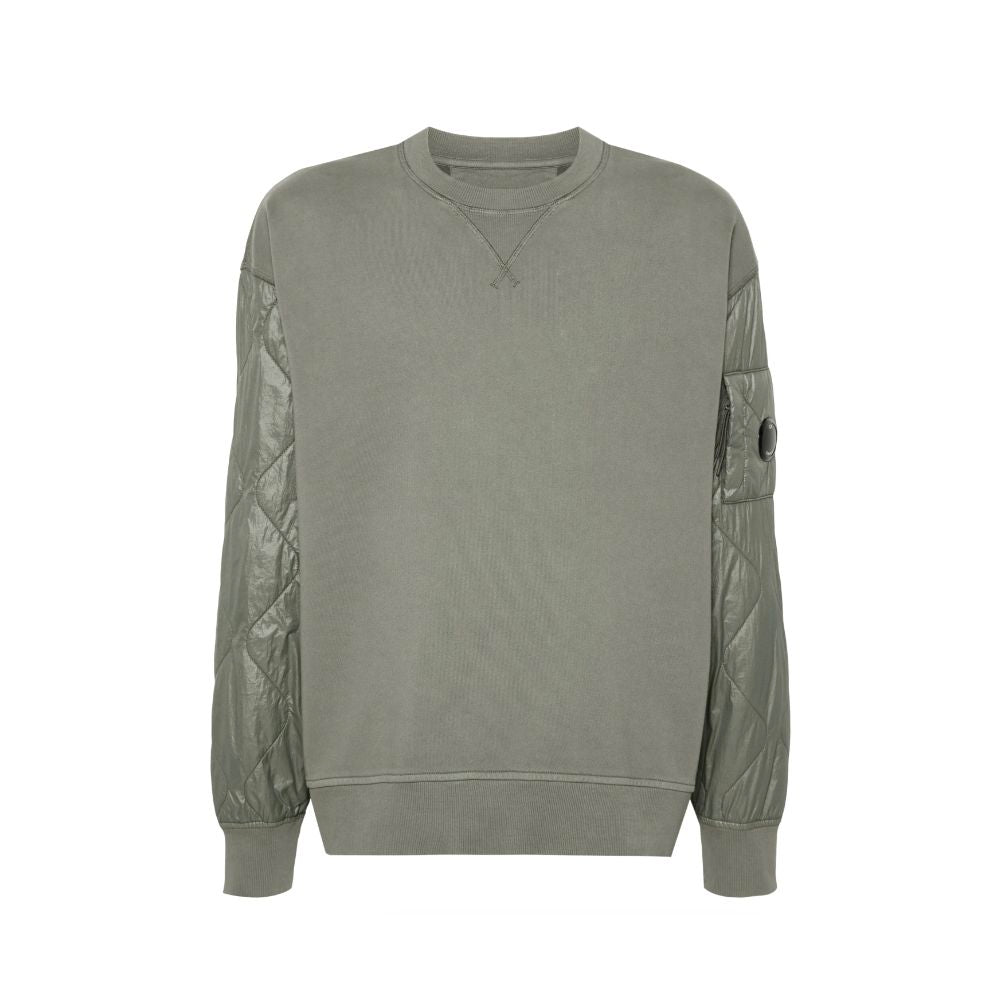 Suéter de algodão verde da CP Company