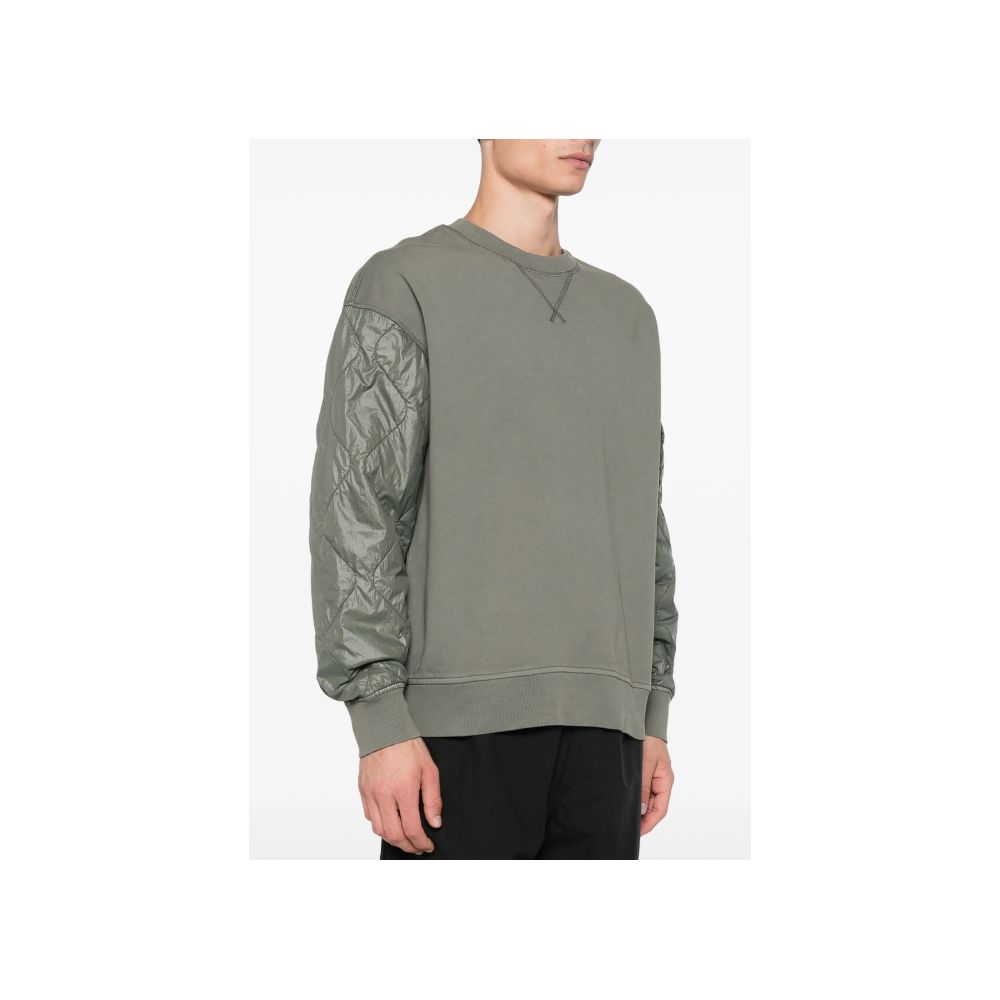 Suéter de algodão verde da CP Company