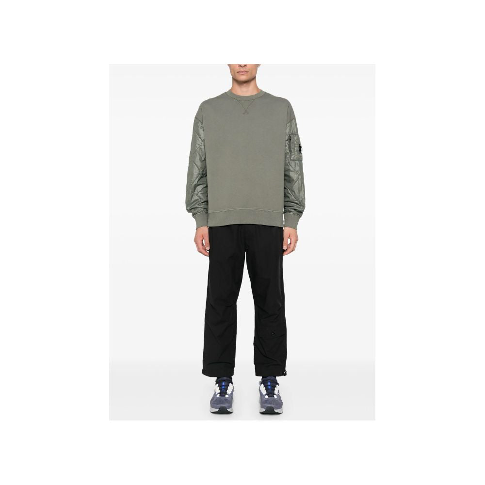 Suéter de algodão verde da CP Company