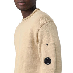 Suéter de lã bege da CP Company
