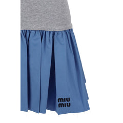 Vestido curto sem mangas Miu Miu