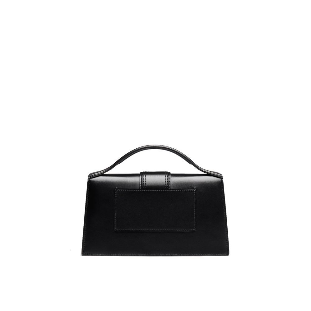 Bolsa de couro Jacquemus Le Grand Bambino - logotipo dourado
