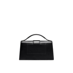 Bolsa de couro Jacquemus Le Grand Bambino - logotipo dourado
