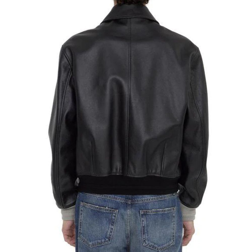 Jaqueta de couro Dior Christian Couture