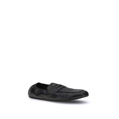 Mocassins Prada Shuffle de couro envelhecido