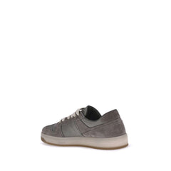 Tênis de couro Prada Suede
