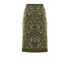 Gucci Green Viscose Skirt