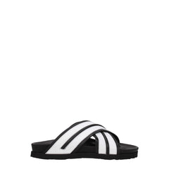 Palm Angels White Leather Slipper
