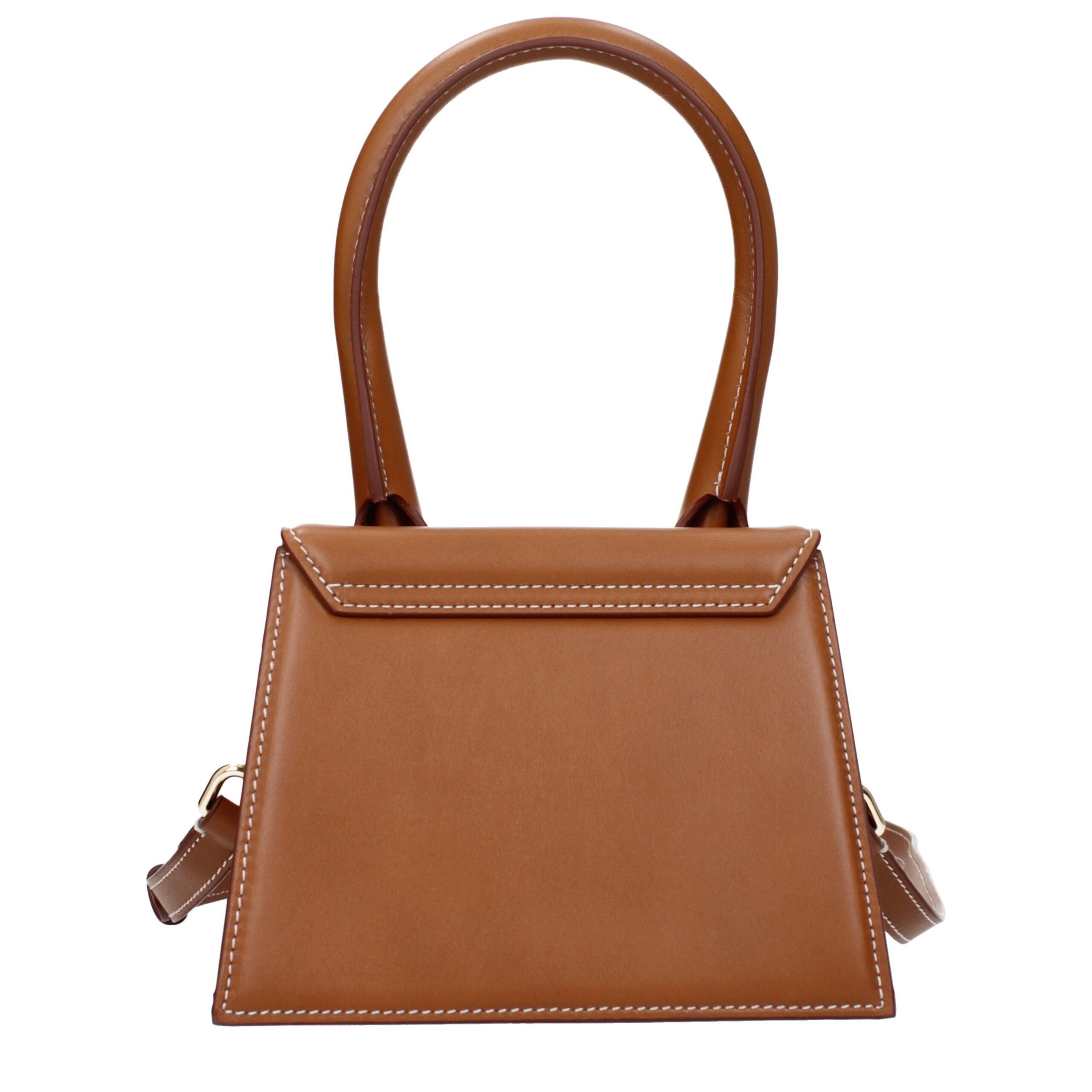 Jacquemus Brown Leather Handbag