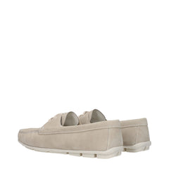 Prada Gray Leather Loafer