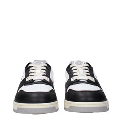 Versace White Leather Sneakers