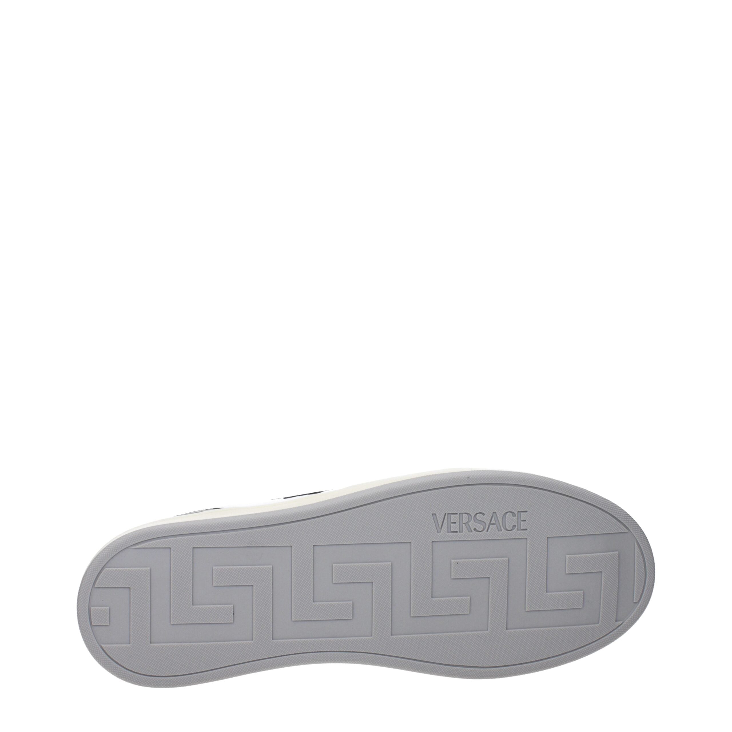 Versace White Leather Sneakers