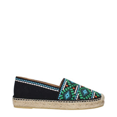 Prada Black Fabric Espadrille