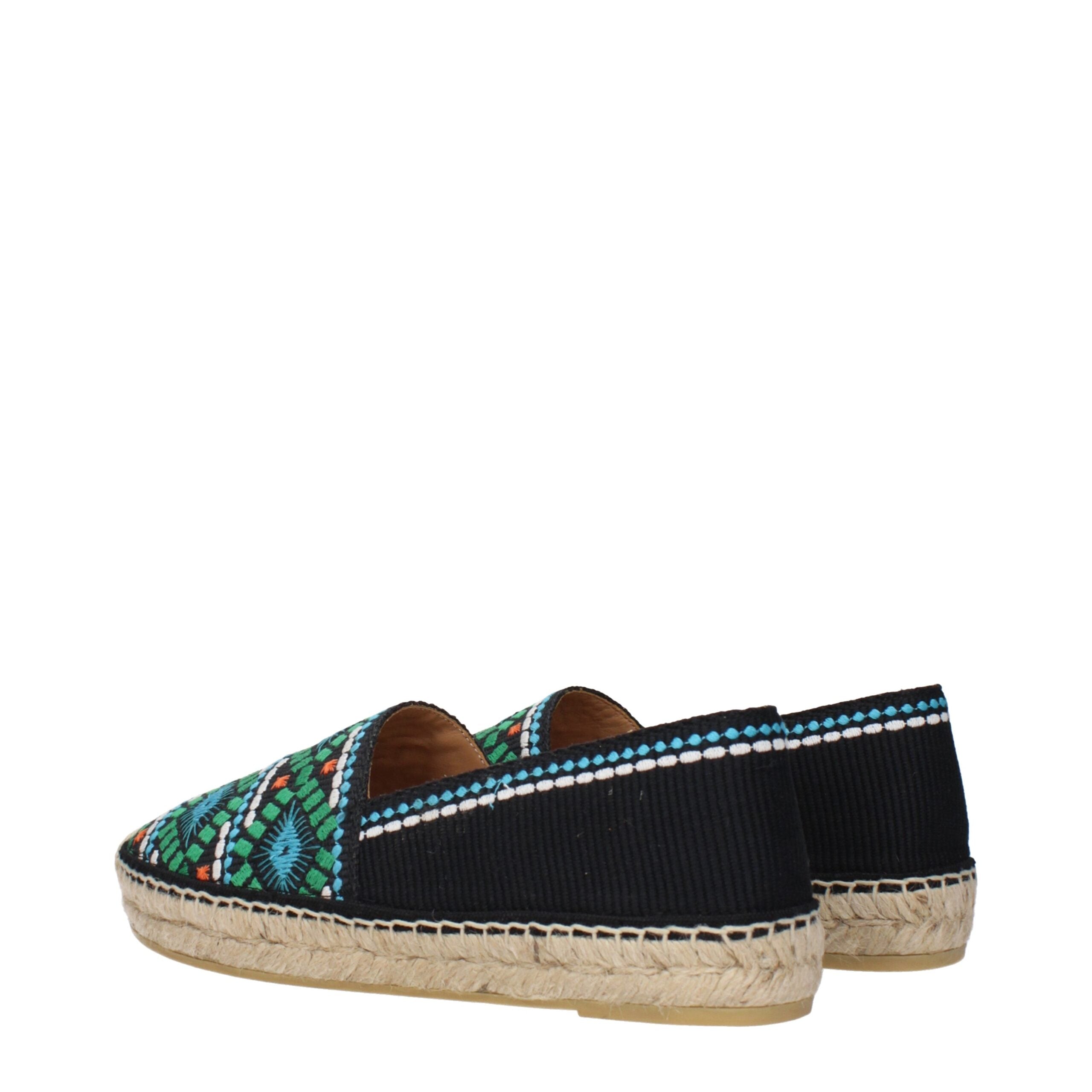 Prada Black Fabric Espadrille