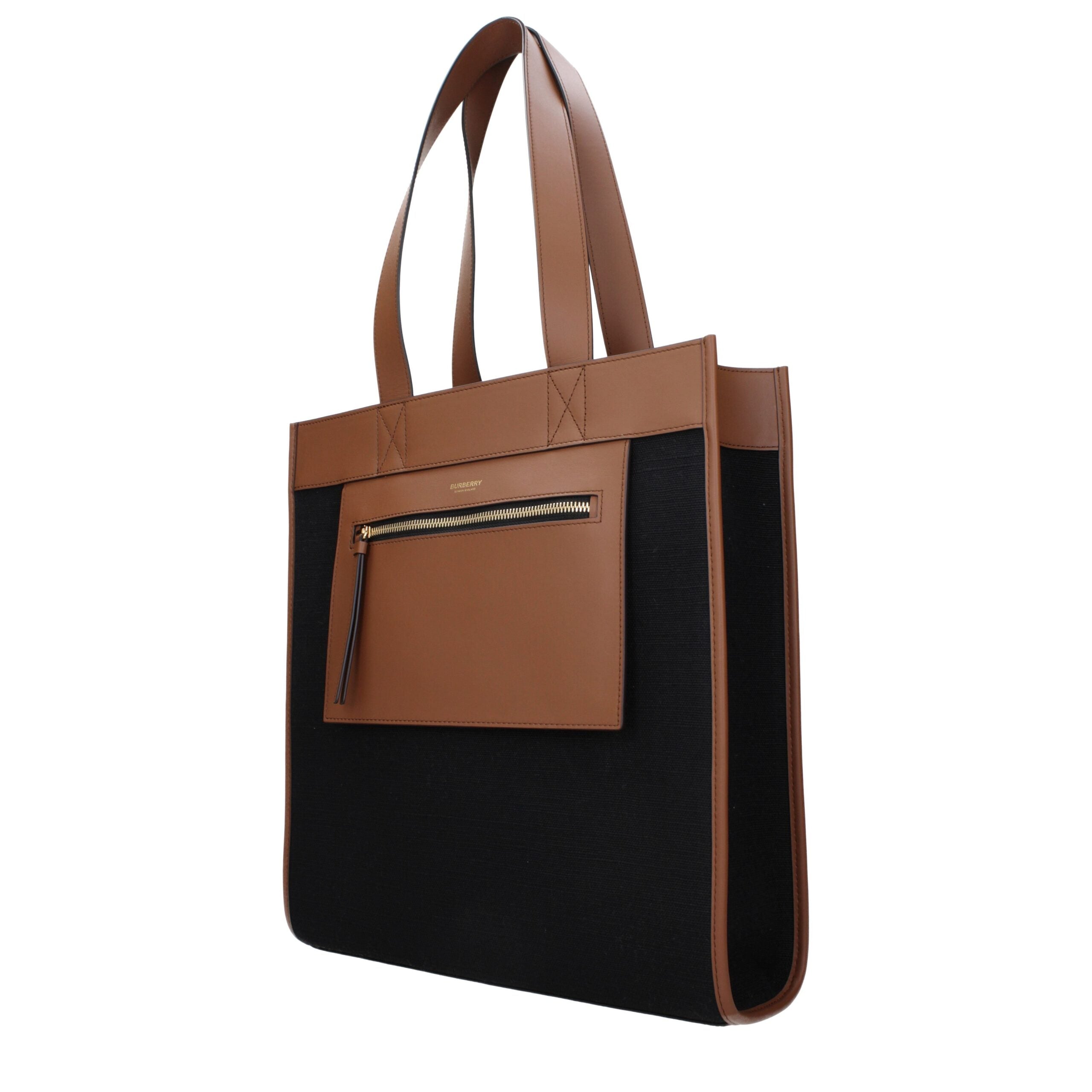 Burberry Black Fabric Shoulder Bag