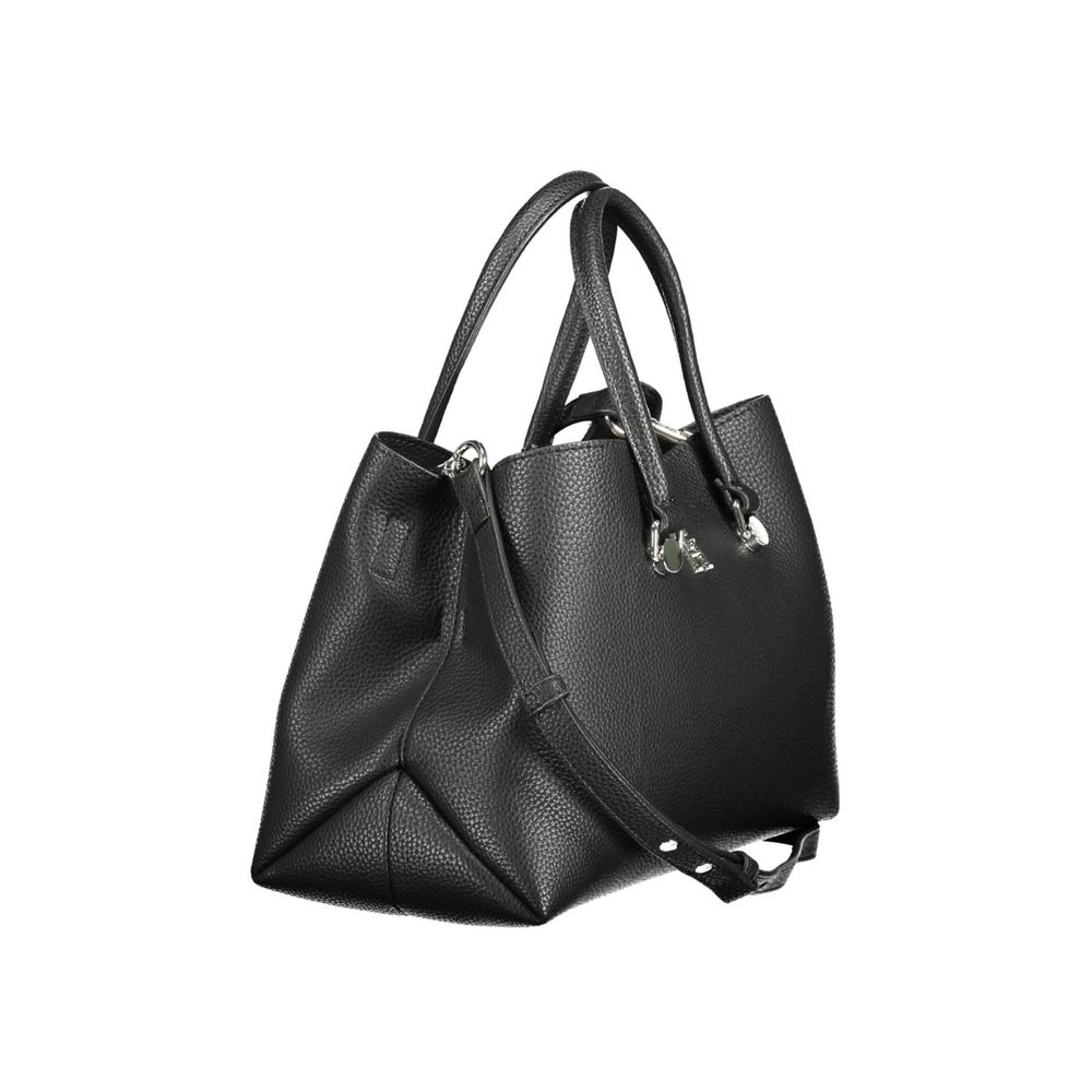 Tommy Hilfiger Black Polyester Handbag