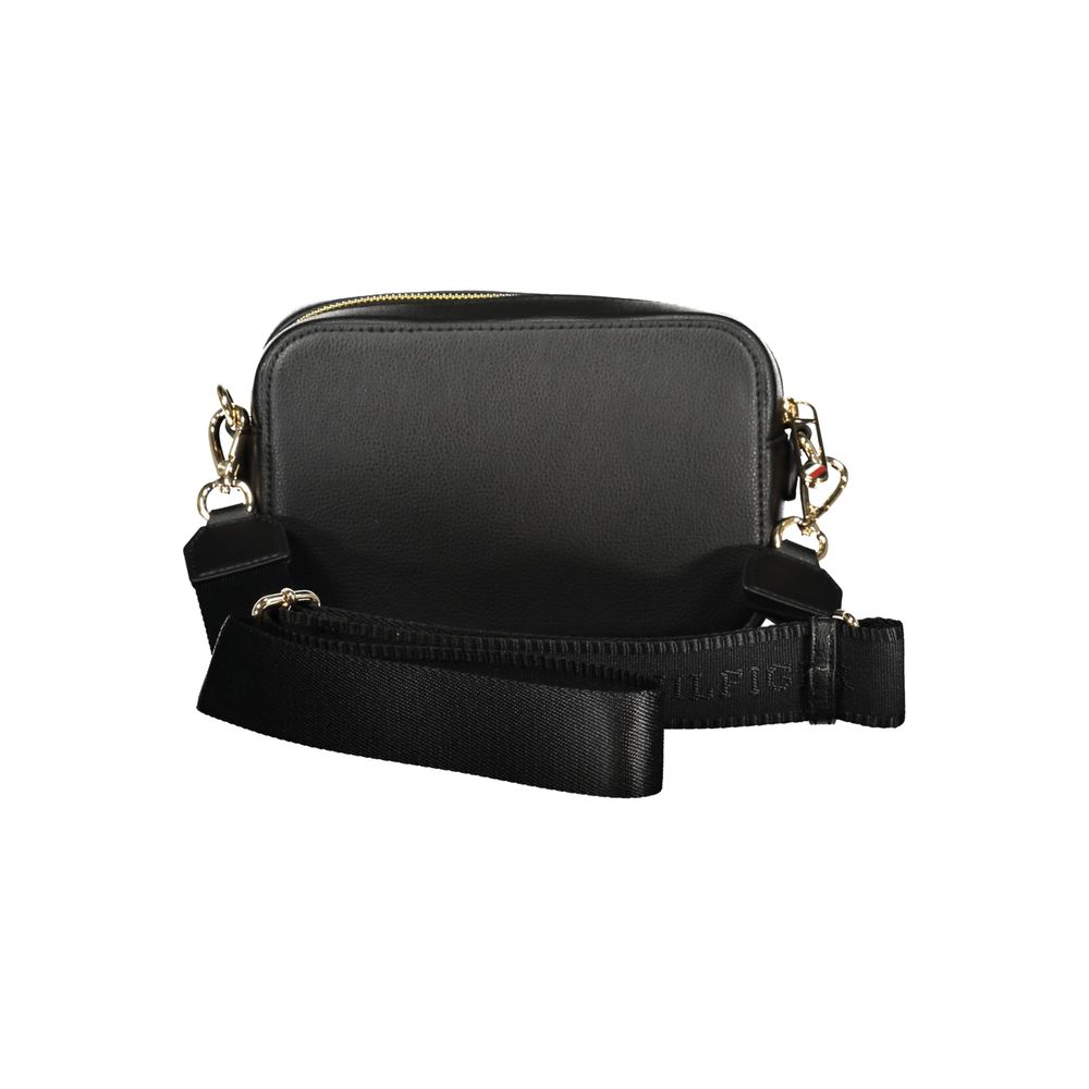 Tommy Hilfiger Black Polyester Handbag